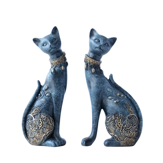 Figurine Decorative Resin Cat statue Ze BlakHom