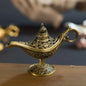 NNEDSZ Metal Aladdin Magic Lamp Aromatherapy Home Decor Gift - Bronze NNEDSZ