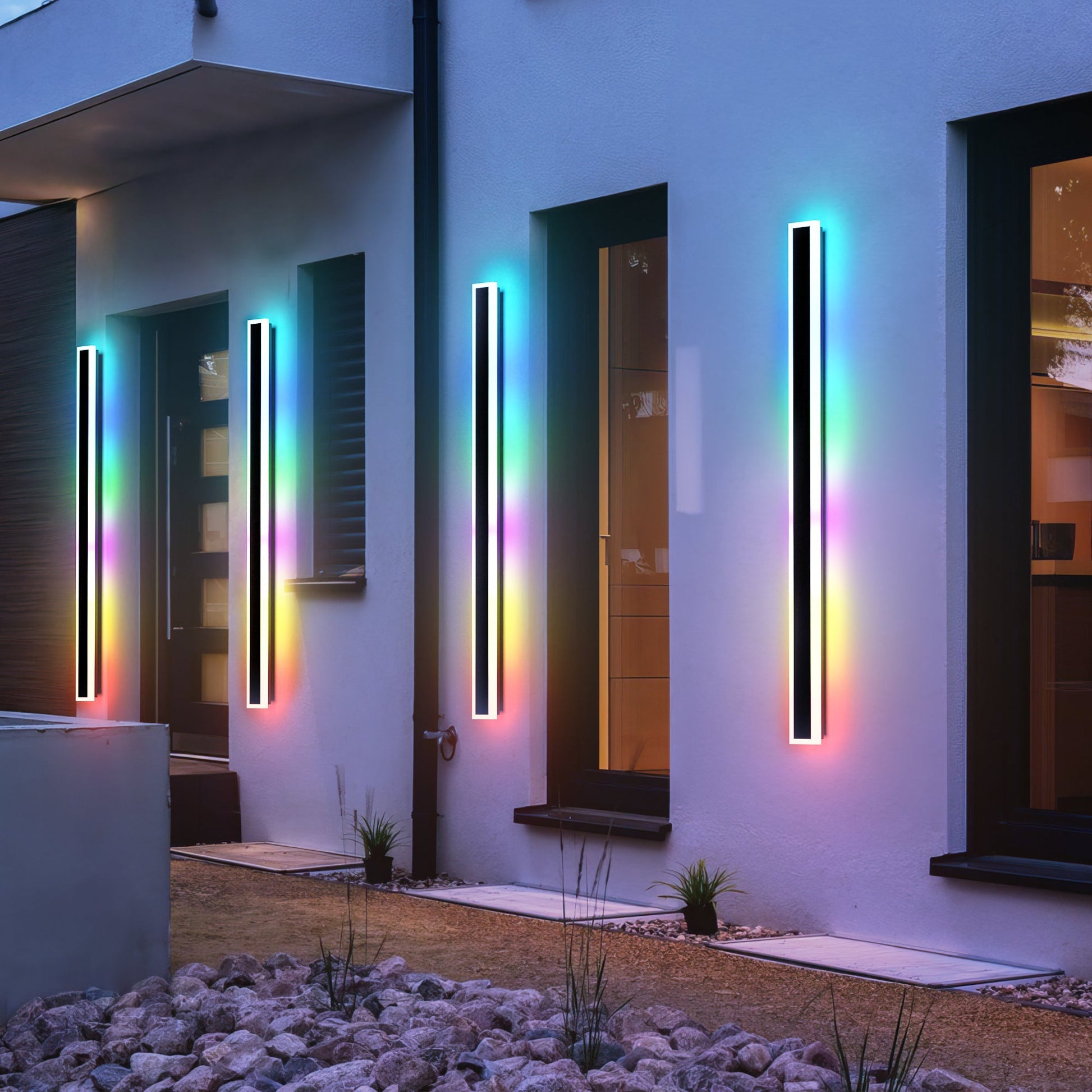 2 Pcs Outdoor Long Wall Light-2