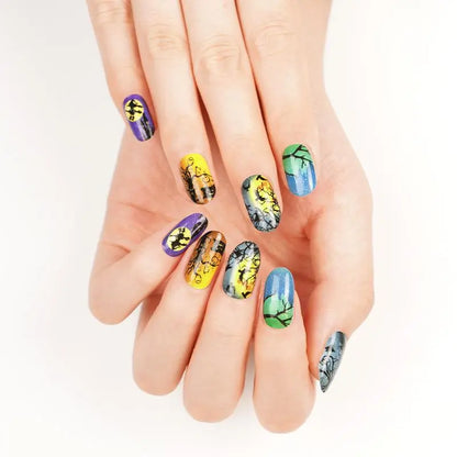 Spooky Halloween Candied Nails