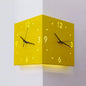 Nordic Square Modern Corner Wall Clock-4