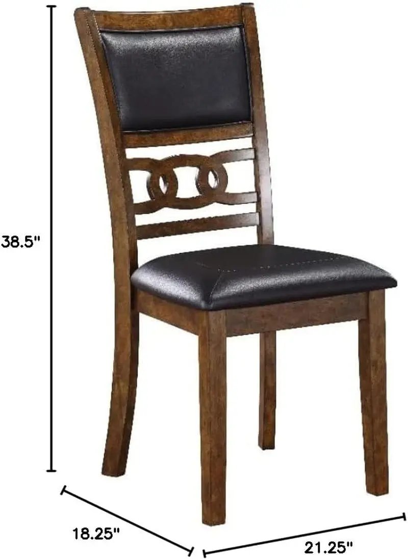 Gia Dining Chairs, Set of 2, Brown ShipItFurniture