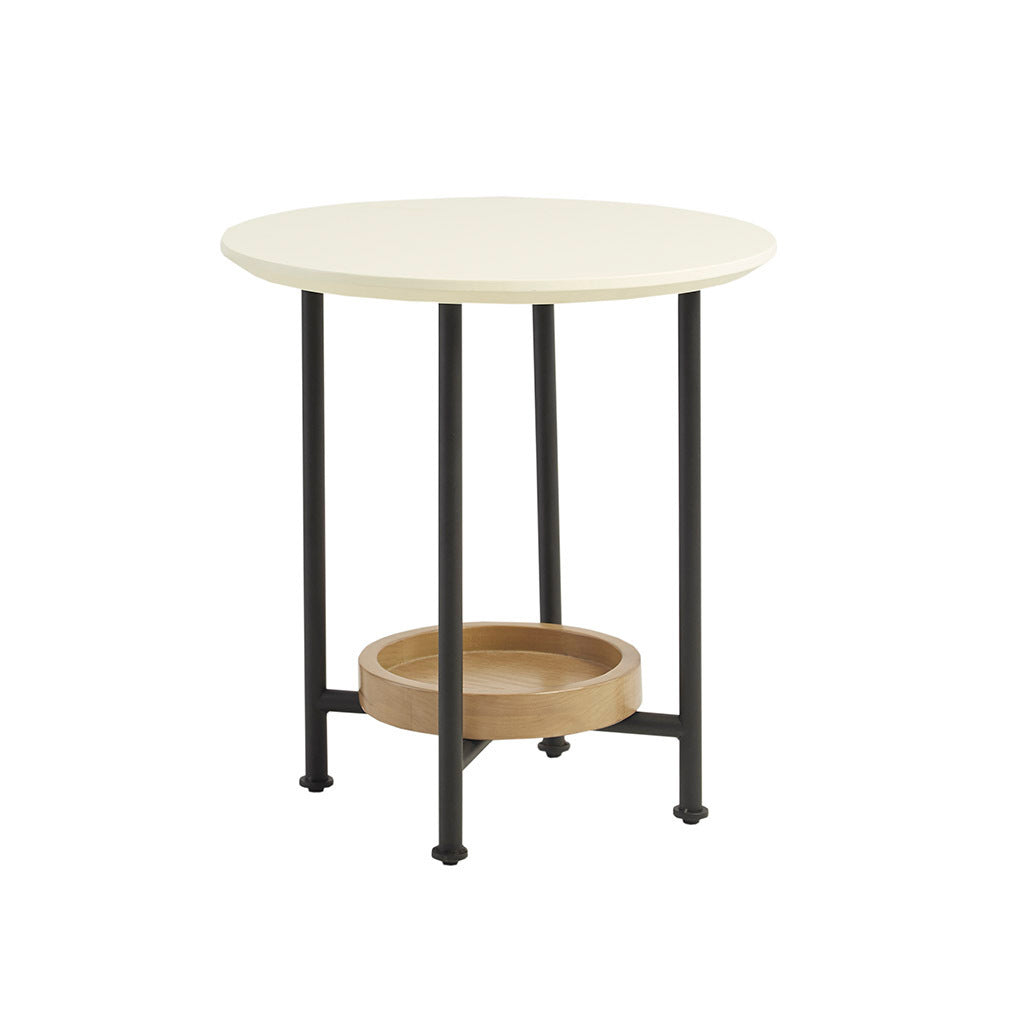 White/Natural End Table G-BlakHom