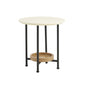 White/Natural End Table G-BlakHom