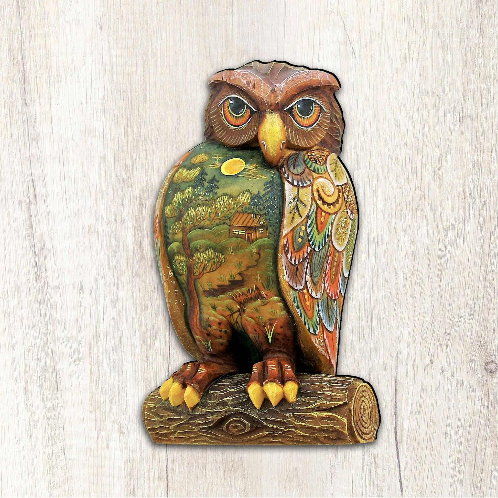 Owl Halloween Door Decor by G. DeBrekht - Thanksgiving Halloween Decor - 8158912H G. DeBrekht