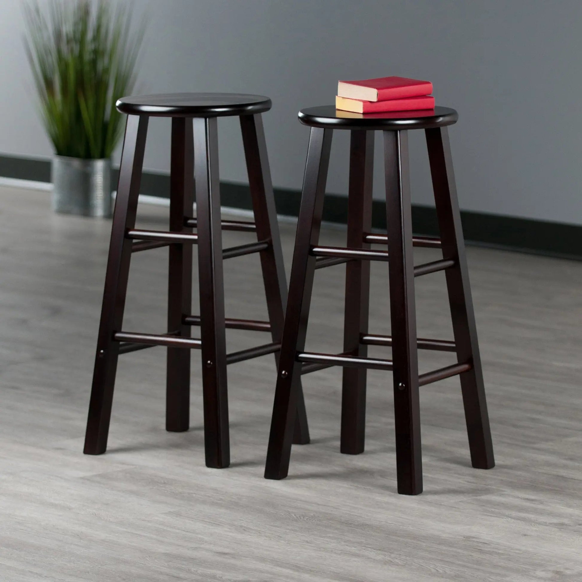 Set of 2 Element Bar Stools D BlakHom