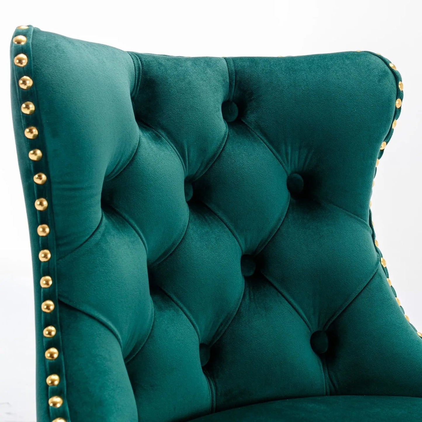 Golden Swivel Velvet Barstools D BlakHom