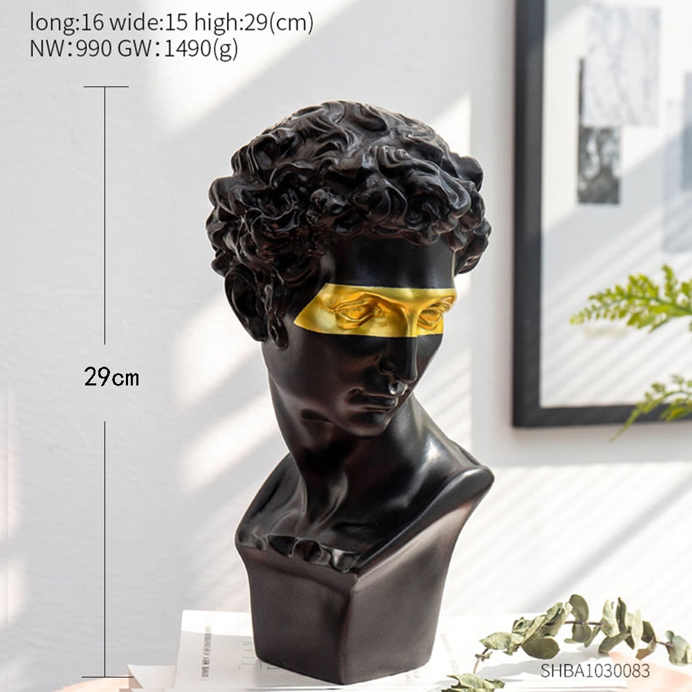 David Resin Statue Sculpture Ze BlakHom