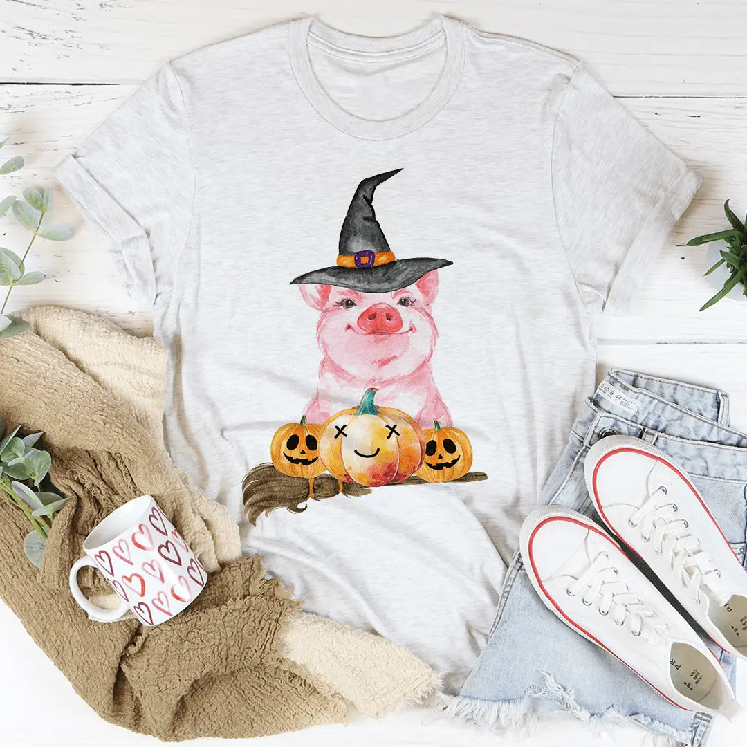 Halloween Pig Tee MerchMallow