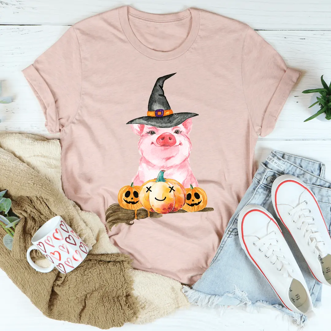 Halloween Pig Tee MerchMallow