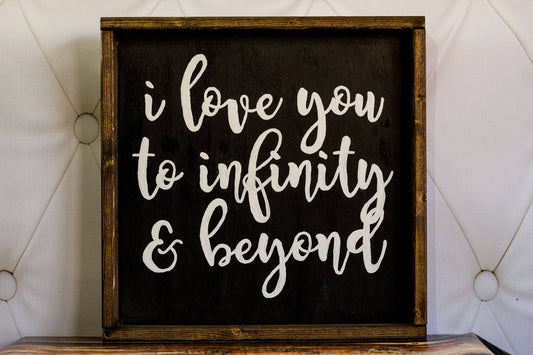 I Love You To Infinity & Beyond The McGarvey Workshop