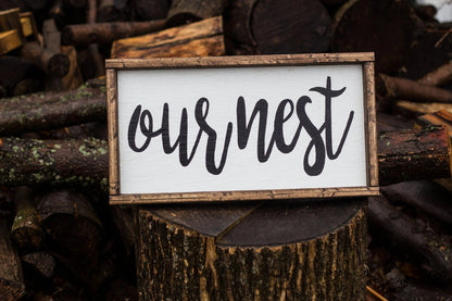 Our Nest Sign-1