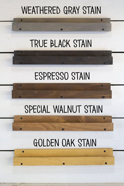 Solid Wood Entryway Shelf with Key Hooks The McGarvey Workshop