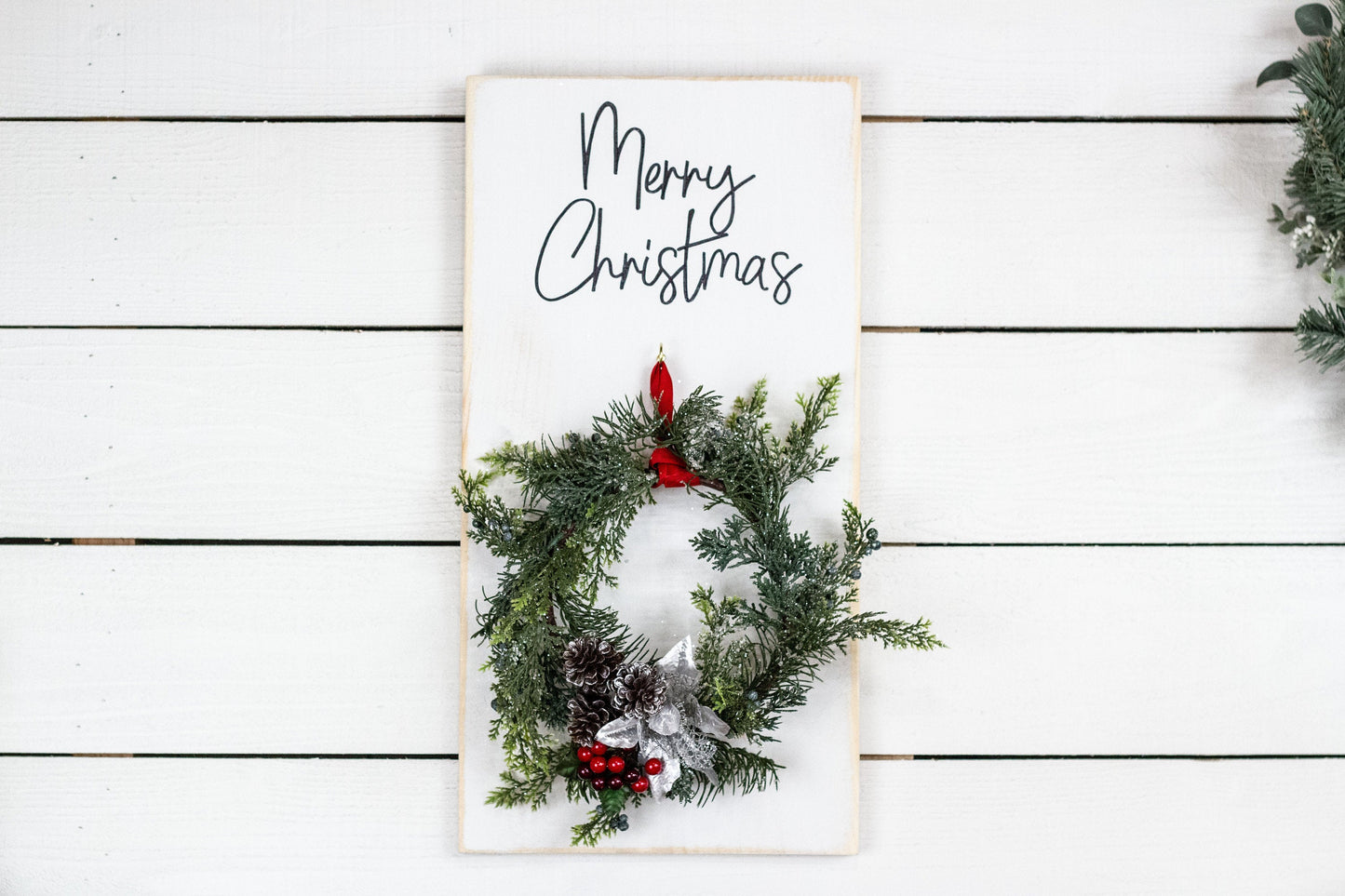 Wall Mounted Christmas Wreath-1