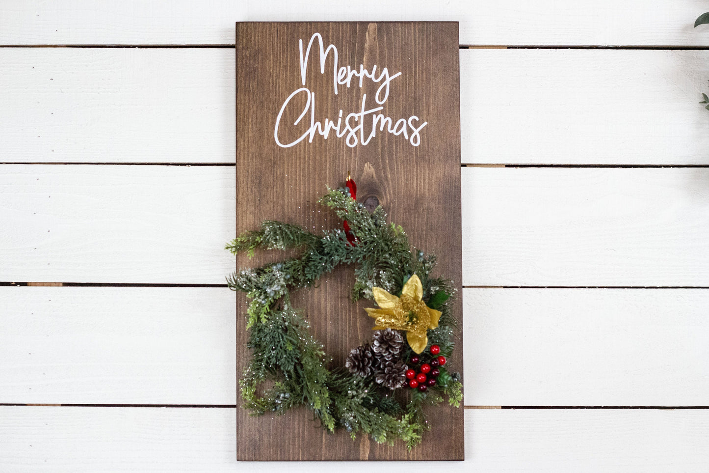 Wall Mounted Christmas Wreath-2