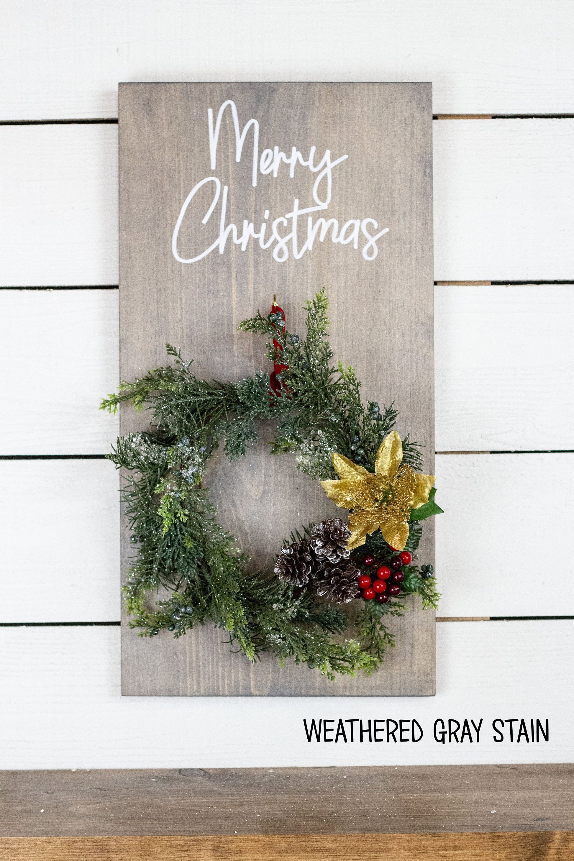 Wall Mounted Christmas Wreath-4