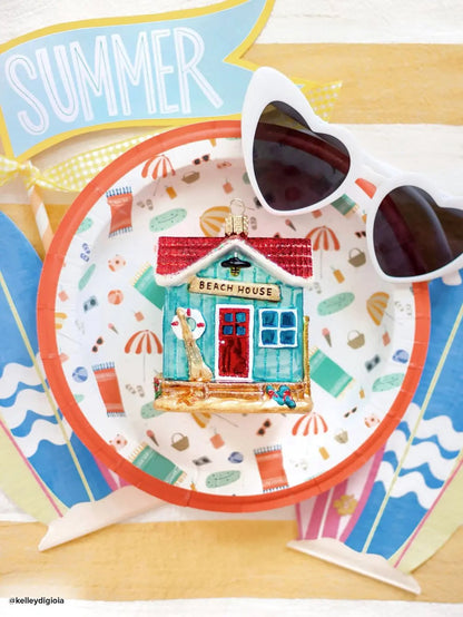 Beach House Ornament Old World Christmas