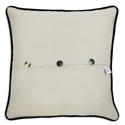 Petaluma Hand-Embroidered Pillow CatStudio