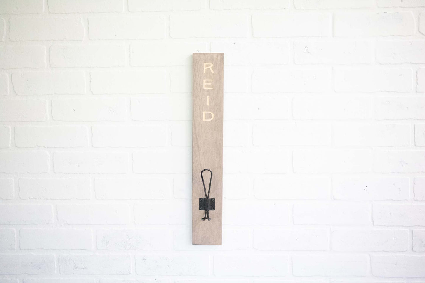 Customizable Coat Hook, Personalized Leash Holder, Engraved Backpack Hook-0
