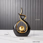 Abstract Sculpture Ceramic Statue Home Décor Figurines Ai BlakHom